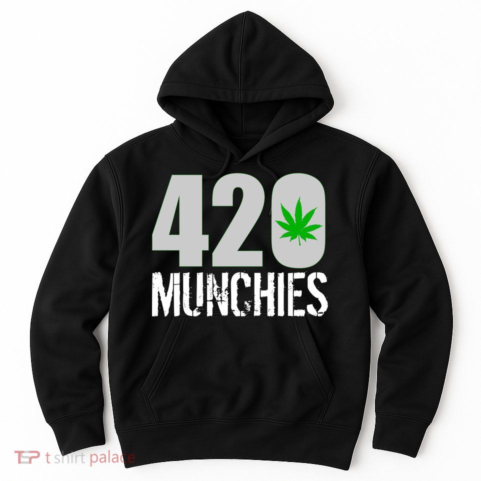 420 Munchies Weed Leaf Hoodie