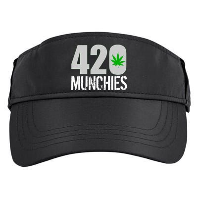420 Munchies Weed Leaf Adult Drive Performance Visor