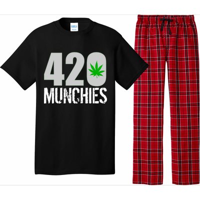 420 Munchies Weed Leaf Pajama Set