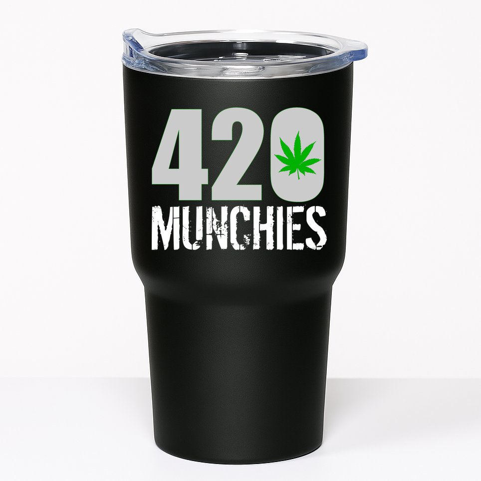420 Munchies Weed Leaf Tumbler