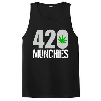 420 Munchies Weed Leaf PosiCharge Competitor Tank