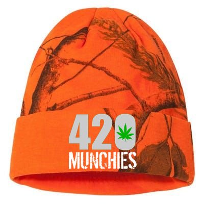 420 Munchies Weed Leaf Kati Licensed 12" Camo Beanie