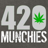 420 Munchies Weed Leaf Cotton Canvas Backpack