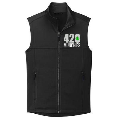 420 Munchies Weed Leaf Collective Smooth Fleece Vest