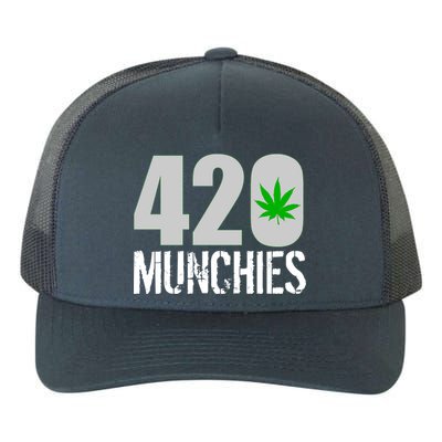 420 Munchies Weed Leaf Yupoong Adult 5-Panel Trucker Hat