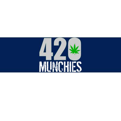 420 Munchies Weed Leaf Bumper Sticker