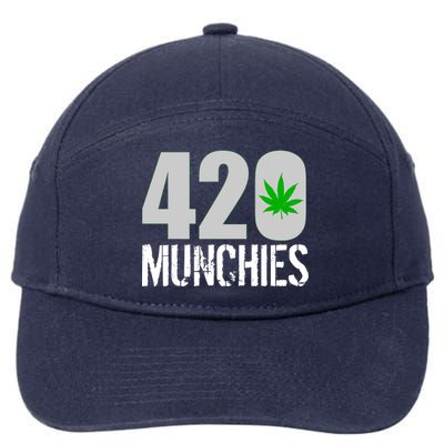 420 Munchies Weed Leaf 7-Panel Snapback Hat