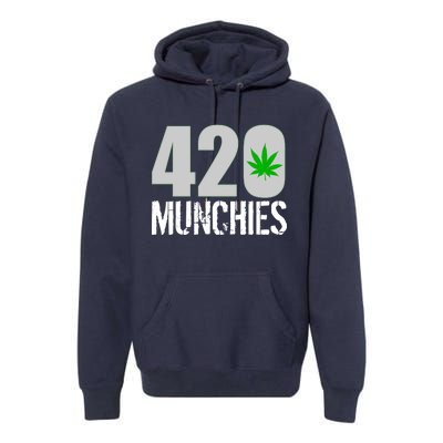 420 Munchies Weed Leaf Premium Hoodie