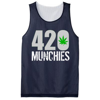 420 Munchies Weed Leaf Mesh Reversible Basketball Jersey Tank