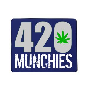 420 Munchies Weed Leaf Mousepad