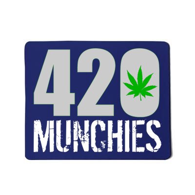 420 Munchies Weed Leaf Mousepad