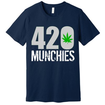 420 Munchies Weed Leaf Premium T-Shirt