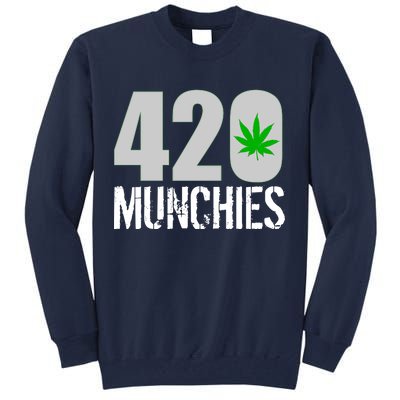 420 Munchies Weed Leaf Tall Sweatshirt