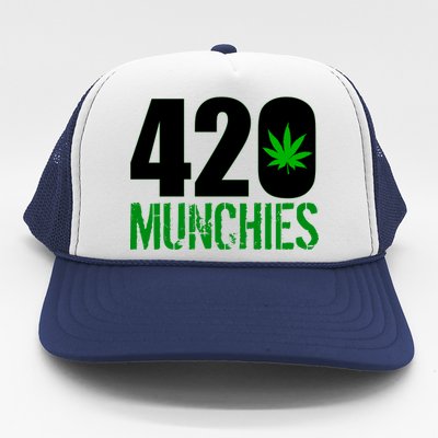 420 Munchies Weed Leaf Trucker Hat