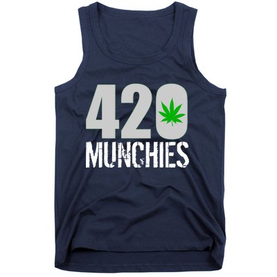 420 Munchies Weed Leaf Tank Top