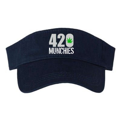 420 Munchies Weed Leaf Valucap Bio-Washed Visor