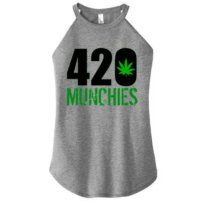 420 Munchies Weed Leaf Women’s Perfect Tri Rocker Tank