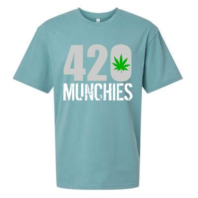 420 Munchies Weed Leaf Sueded Cloud Jersey T-Shirt