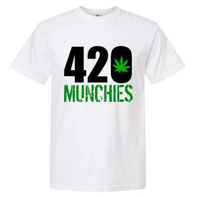 420 Munchies Weed Leaf Garment-Dyed Heavyweight T-Shirt