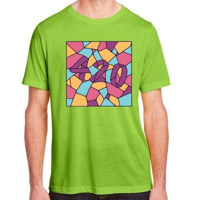 420 Stained Glass Adult ChromaSoft Performance T-Shirt