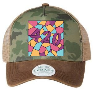 420 Stained Glass Legacy Tie Dye Trucker Hat