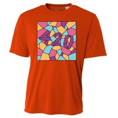 420 Stained Glass Cooling Performance Crew T-Shirt