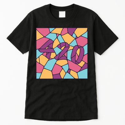420 Stained Glass Tall T-Shirt