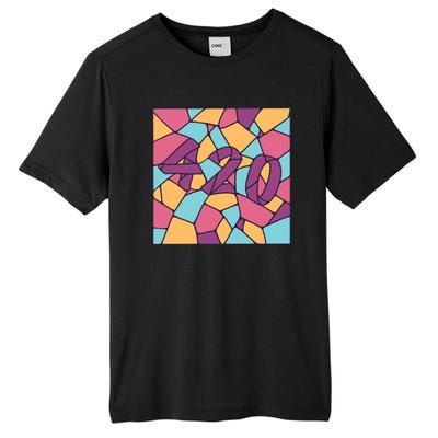 420 Stained Glass Tall Fusion ChromaSoft Performance T-Shirt