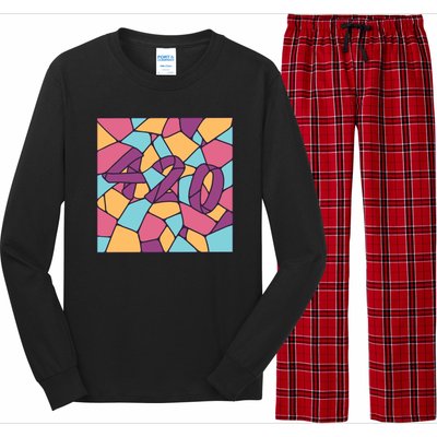 420 Stained Glass Long Sleeve Pajama Set