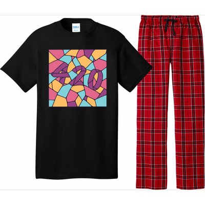 420 Stained Glass Pajama Set