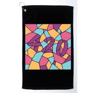 420 Stained Glass Platinum Collection Golf Towel