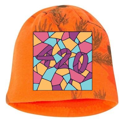 420 Stained Glass Kati - Camo Knit Beanie