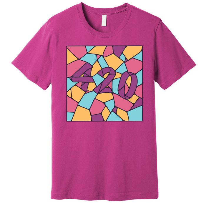 420 Stained Glass Premium T-Shirt