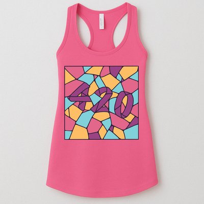 420 Stained Glass Womens Tank Top