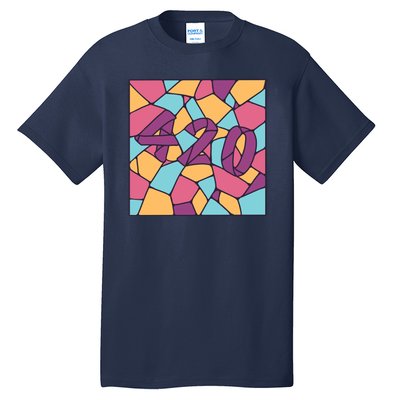 420 Stained Glass Tall T-Shirt