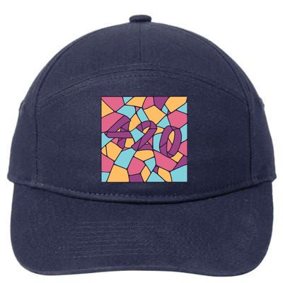 420 Stained Glass 7-Panel Snapback Hat