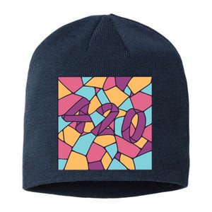 420 Stained Glass Sustainable Beanie