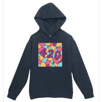 420 Stained Glass Urban Pullover Hoodie