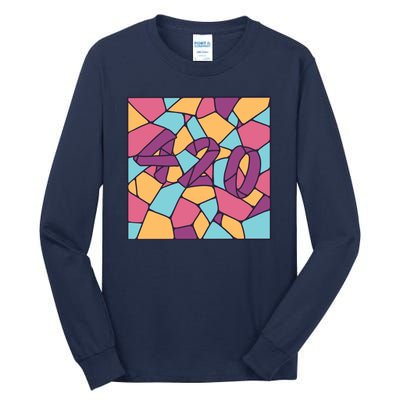 420 Stained Glass Tall Long Sleeve T-Shirt