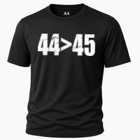 44 > 45 44th President is Greater Than The 45th  Performance Shirt