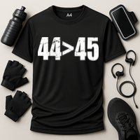 44 > 45 44th President is Greater Than The 45th  Performance Shirt
