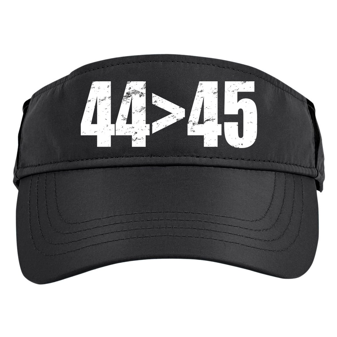 44 > 45 44th President is Greater Than The 45th  Adult Drive Performance Visor