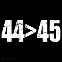 44 > 45 44th President is Greater Than The 45th  Poster