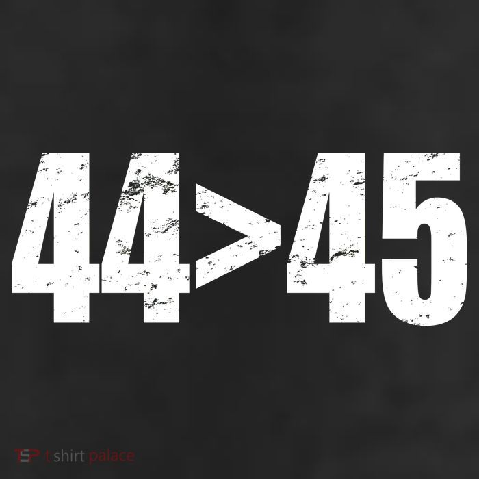 44 > 45 44th President is Greater Than The 45th  25L Jumbo Tote