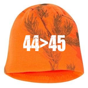 44 > 45 44th President is Greater Than The 45th  Kati - Camo Knit Beanie