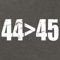 44 > 45 44th President is Greater Than The 45th  Cotton Canvas Backpack