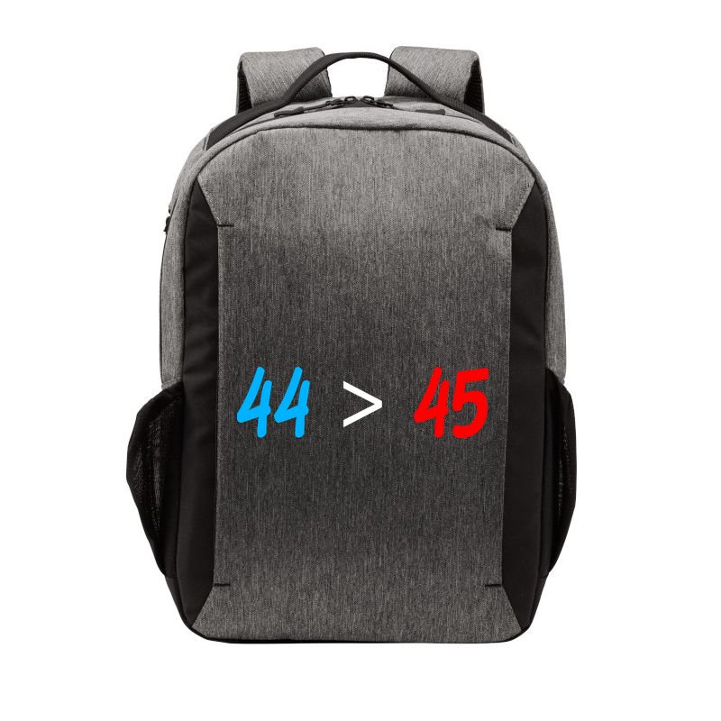 44 > 45 Red White Blue 44th President is Greater Than 45 Vector Backpack