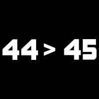 44 > 45 The 44th President is Greater Than 45th Bucket Hat