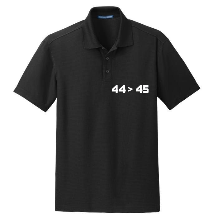 44 > 45 The 44th President is Greater Than 45th Dry Zone Grid Polo