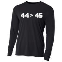 44 > 45 The 44th President is Greater Than 45th Cooling Performance Long Sleeve Crew